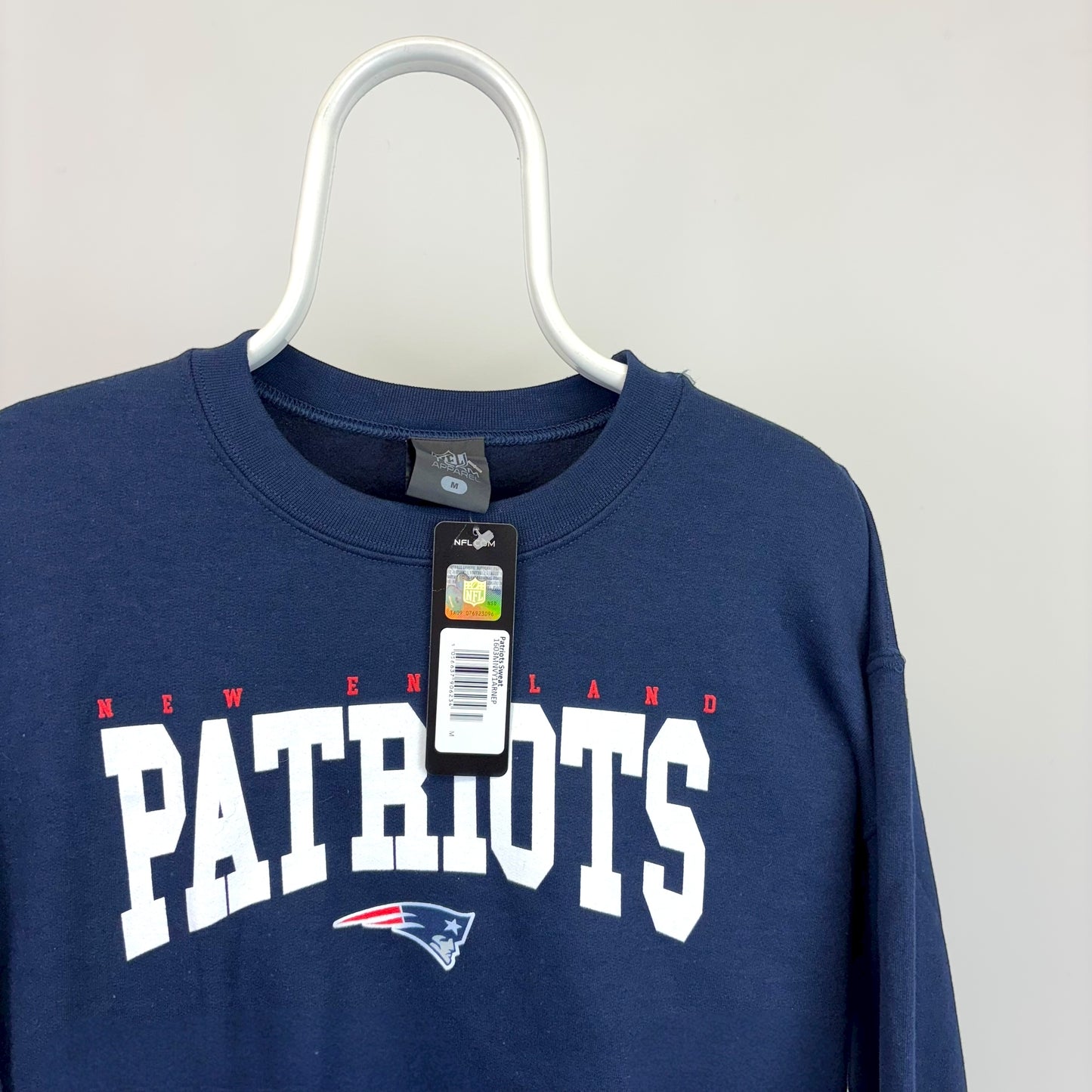 Fanatics New England Patriots Spellout Crewneck Sweatshirt
