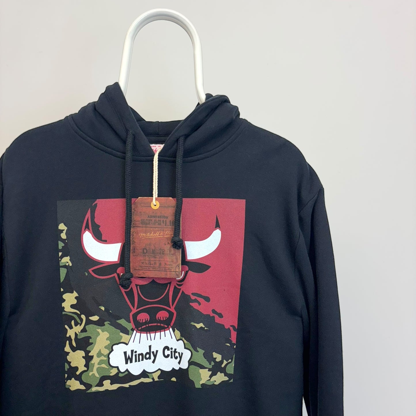 Mitchell & Ness Chicago Bulls Camo Paint Brush Hoodie