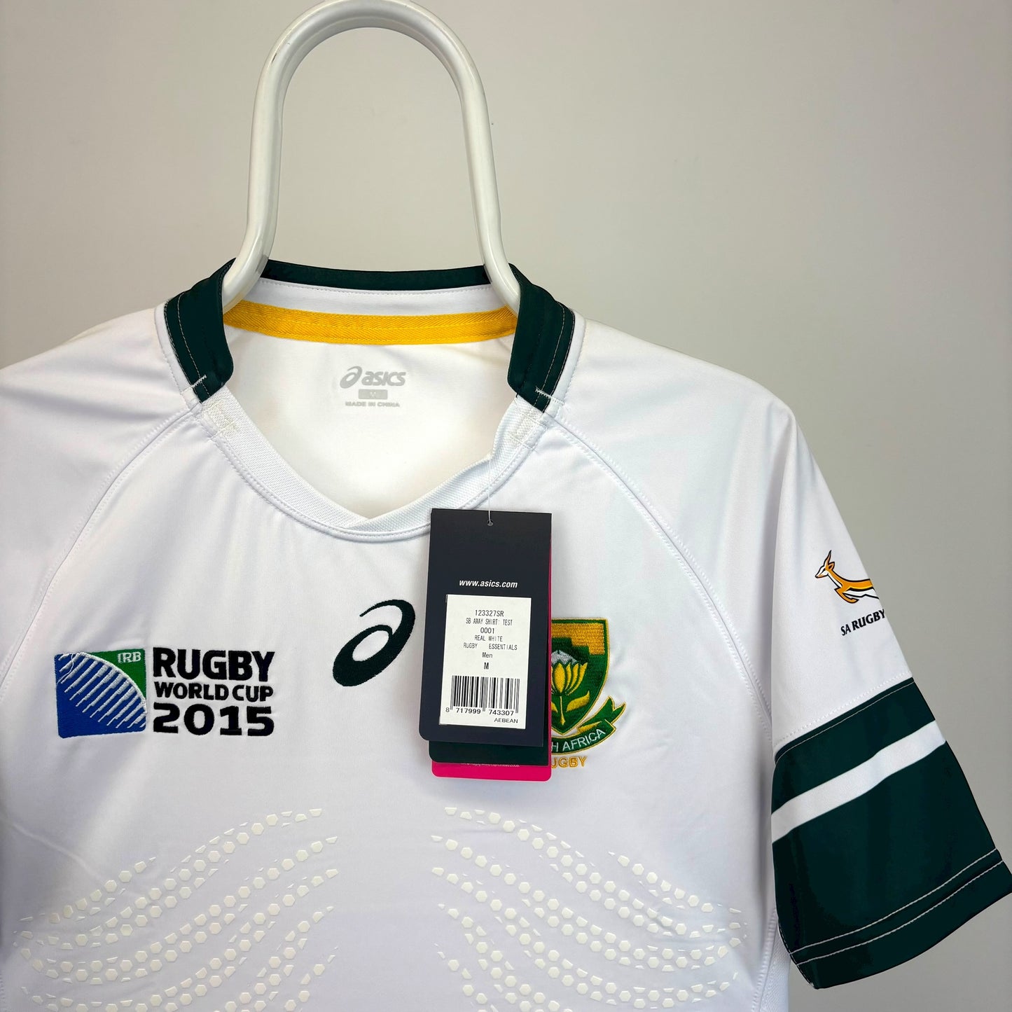 Asics South Africa Springboks 2015 World Cup Away Jersey
