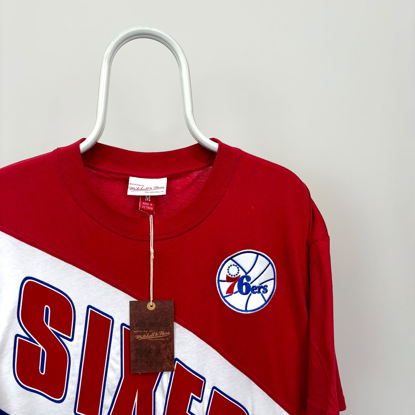 Mitchell & Ness Philadelphia 76ers Play by Play T-Shirt