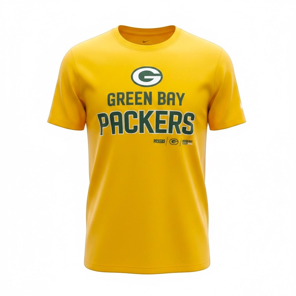 Nike Green Bay Packers Dri-FIT T-Shirt – Yellow