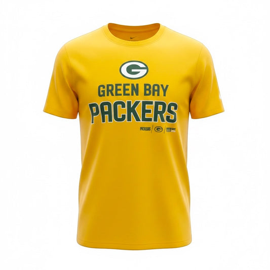 Nike Green Bay Packers Dri-FIT T-Shirt – Yellow