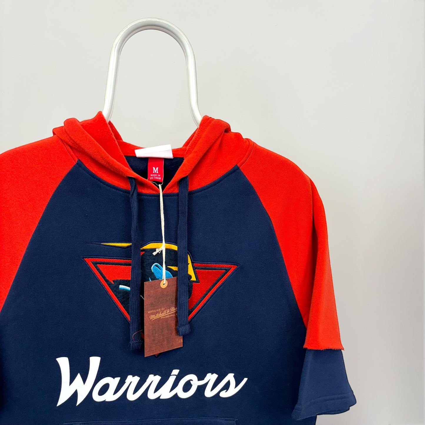 Mitchell & Ness Golden State Warriors Short Sleeve Hoodie