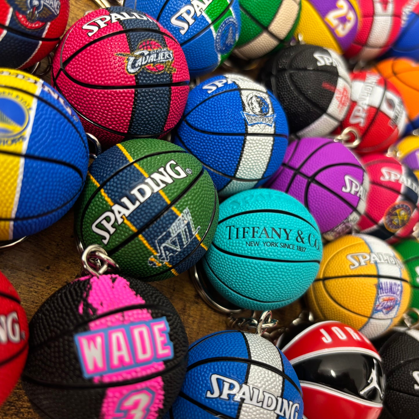 Mini Basketball Keychains