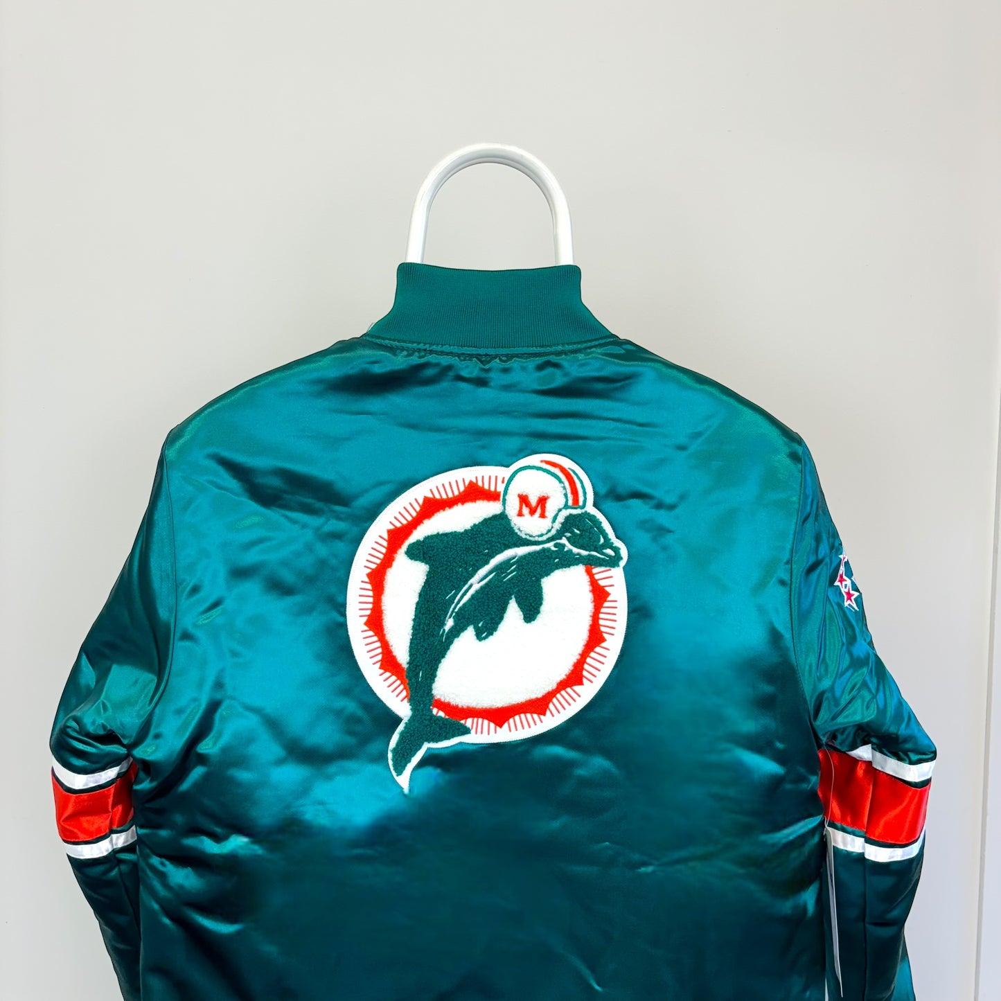 Mitchell & Ness Miami Dolphins Heavyweight Satin Jacket