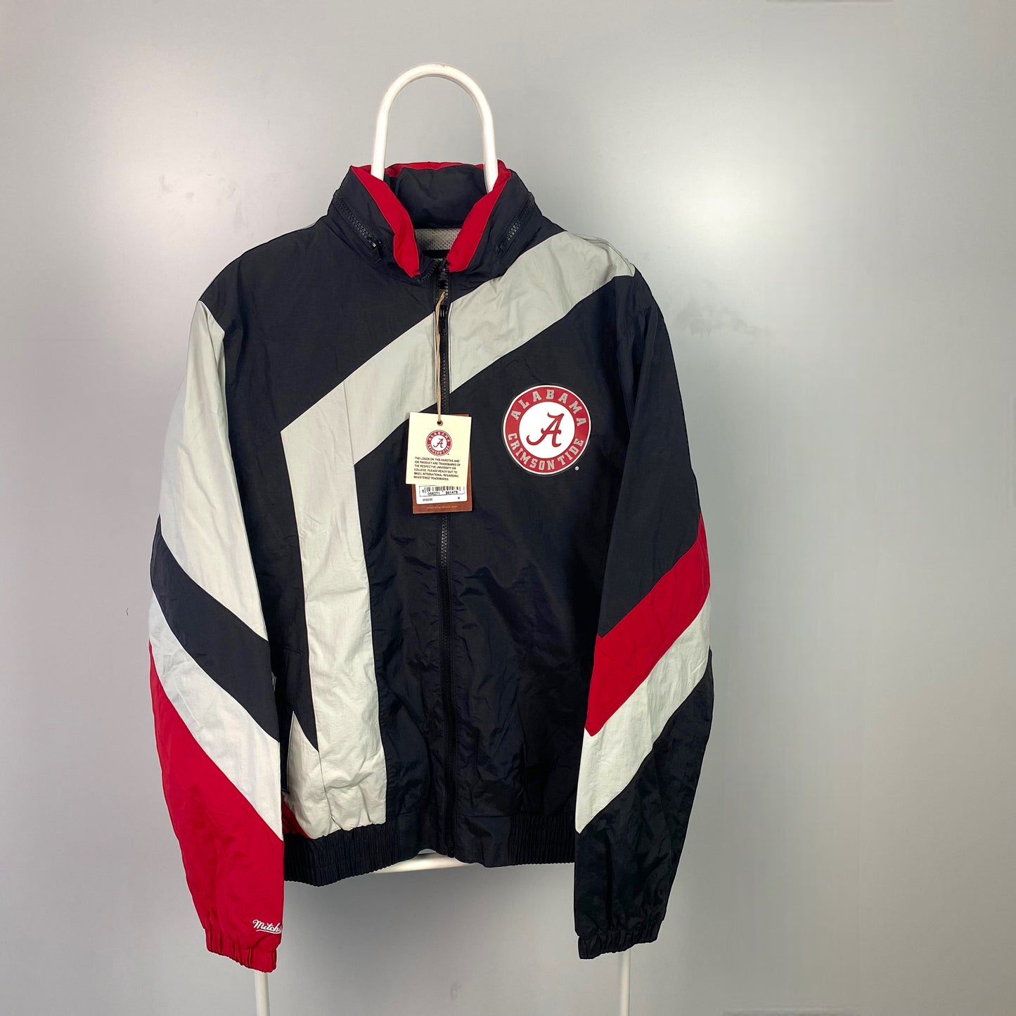 Deadstock Mitchell & Ness Alabama Crimson Tide Windbreaker [M]