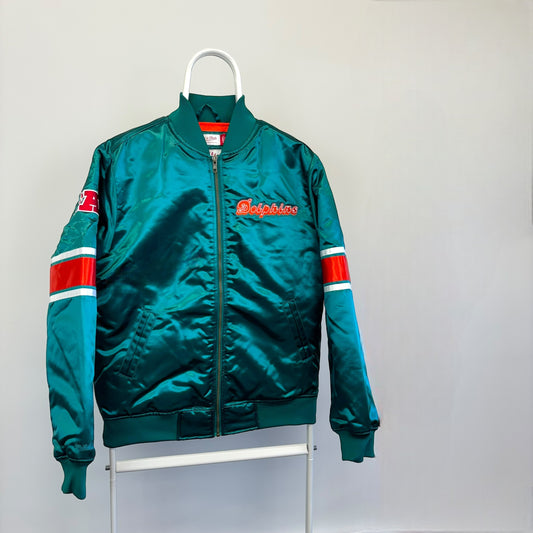 Mitchell & Ness Miami Dolphins Heavyweight Satin Jacket