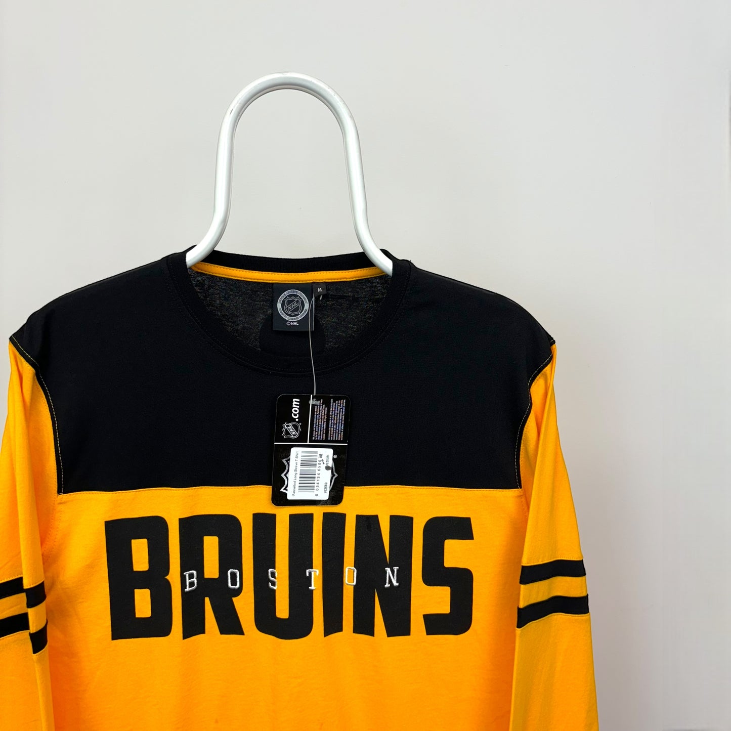 Fanatics Boston Bruins Panelled Long Sleeve T-Shirt