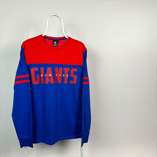 Fanatics New York Giants Panelled Long Sleeve T-Shirt