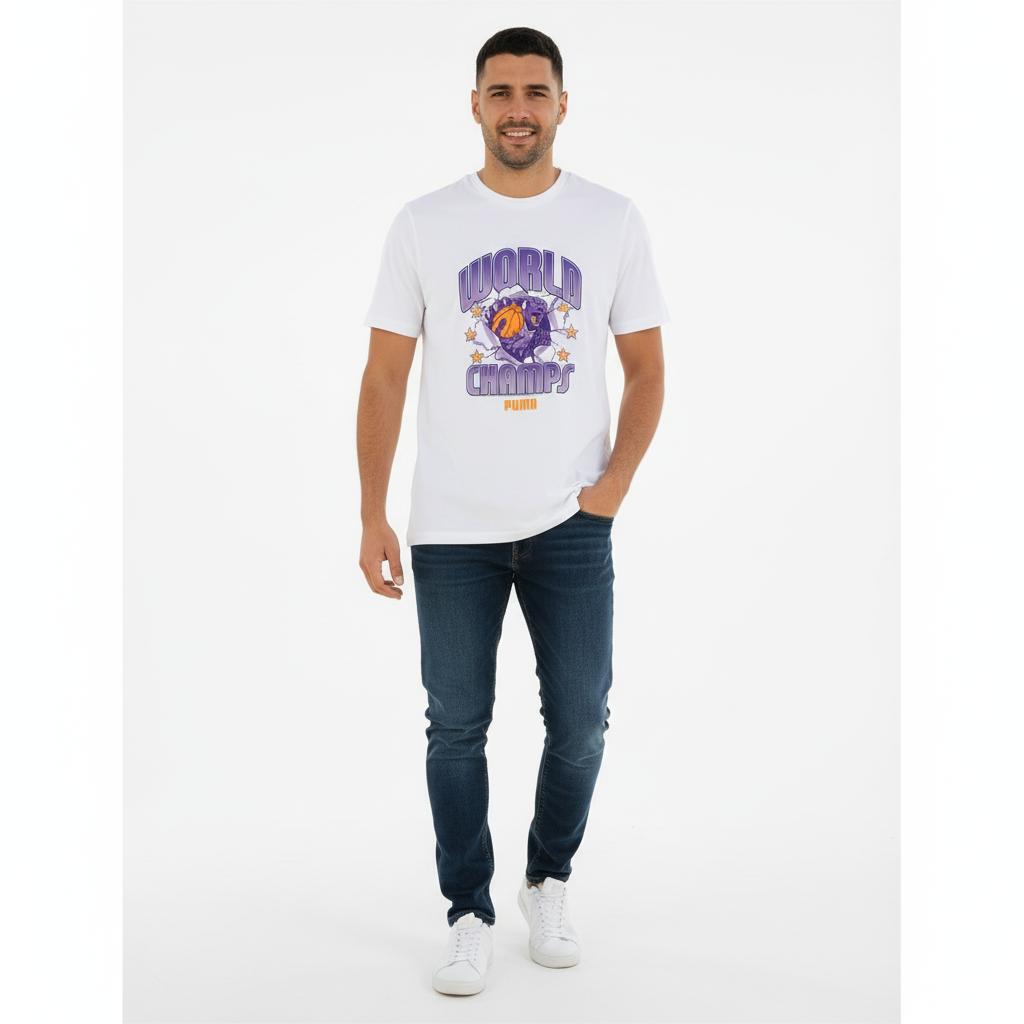 Puma Basketball Cat Graphic T-Shirt