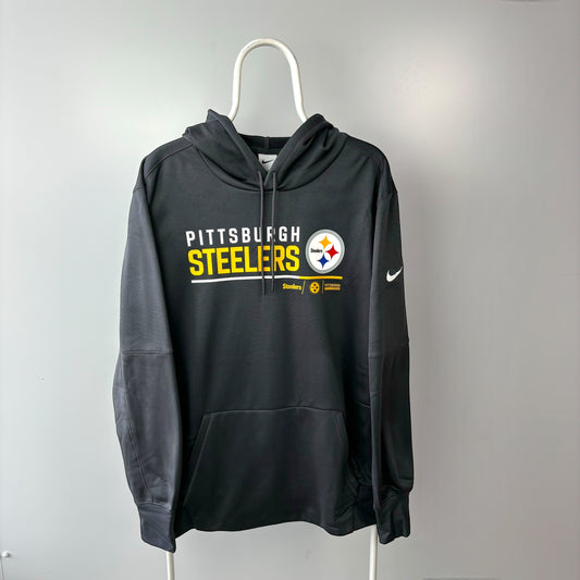 Nike NFL Pittsburgh Steelers Spellout Hoodie [L]