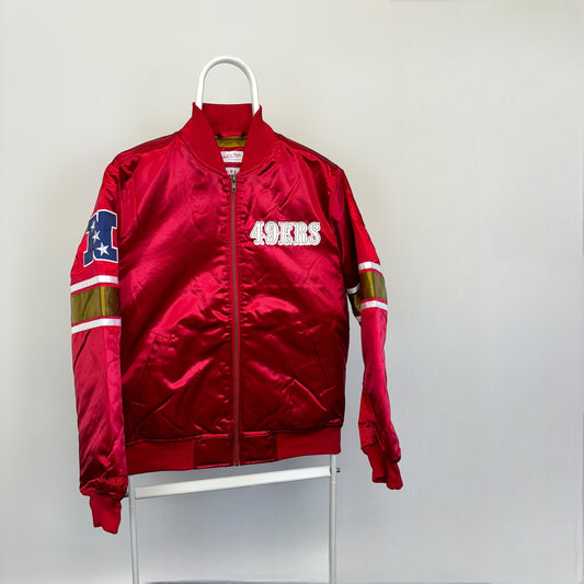 Mitchell & Ness San Francisco 49ers Heavyweight Satin Jacket