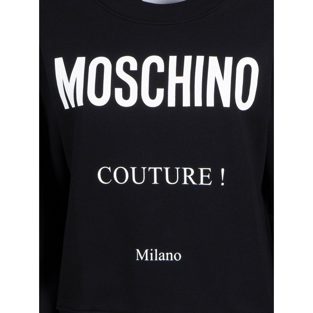 MOSCHINO 221EA17230528 1555 BLACK JUMPER FEMALE XXS