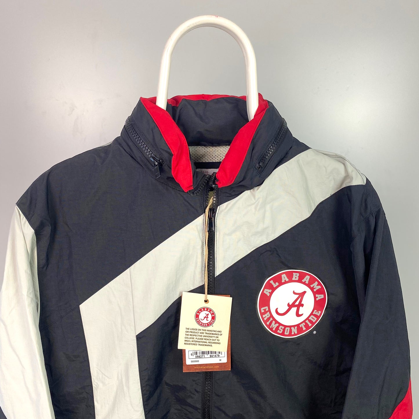 Deadstock Mitchell & Ness Alabama Crimson Tide Windbreaker [M]