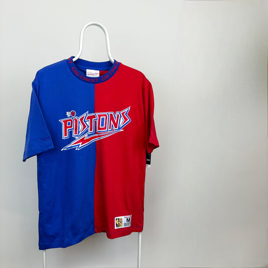 Mitchell & Ness Detroit Pistons Split Colour T-Shirt