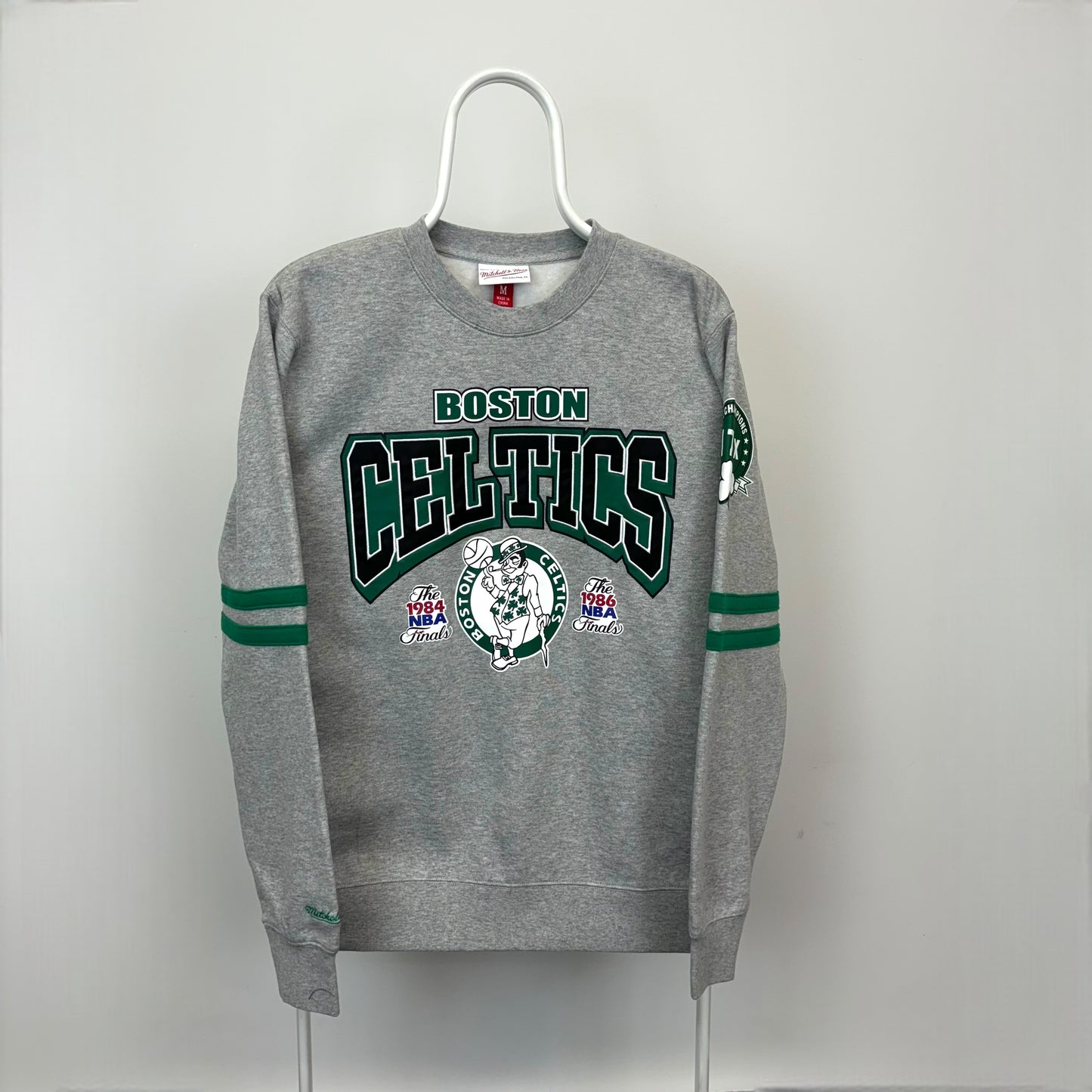 Mitchell & Ness Boston Celtics All Over Print Sweatshirt