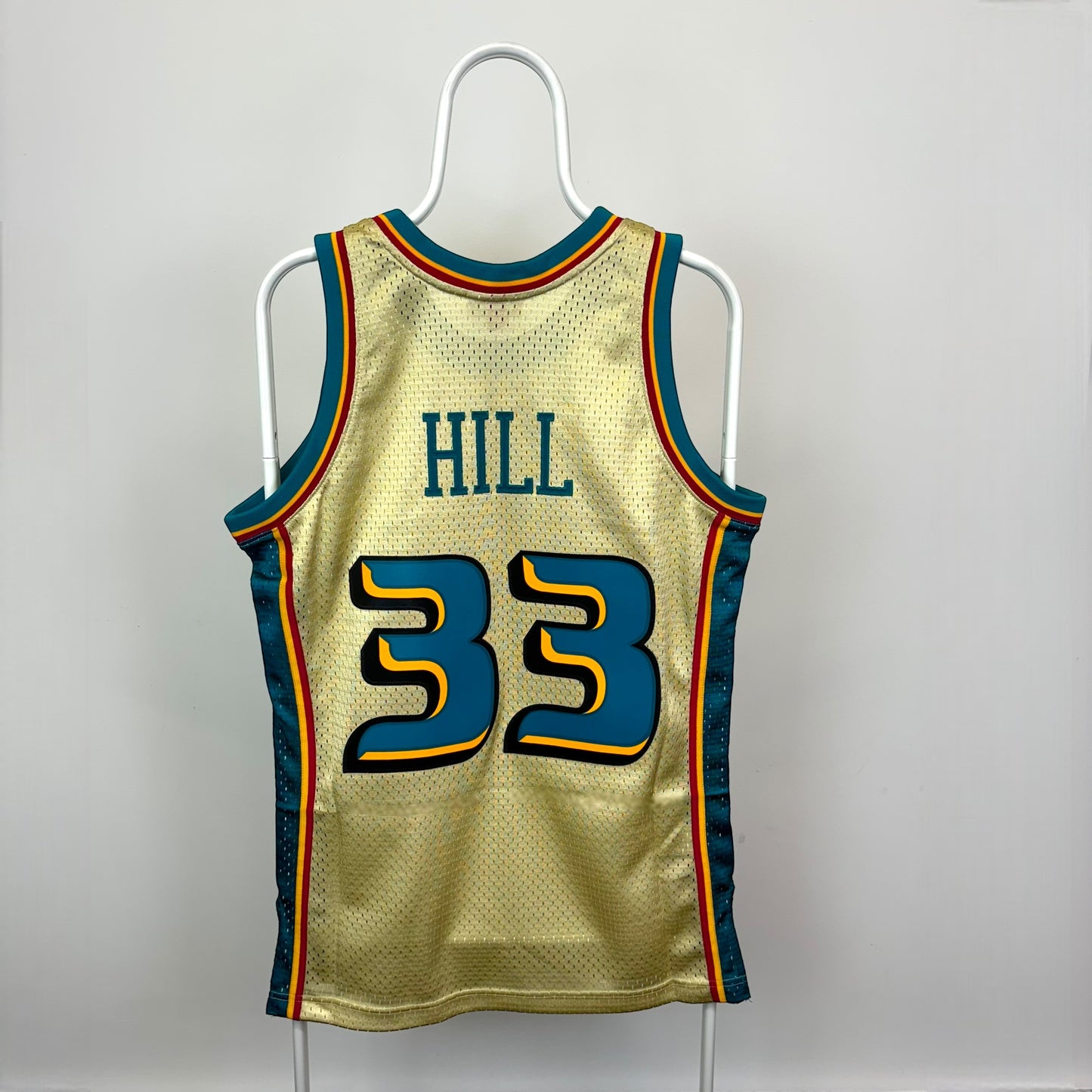 Mitchell & Ness Swingman Detroit Pistons "Hill" Gold Jersey
