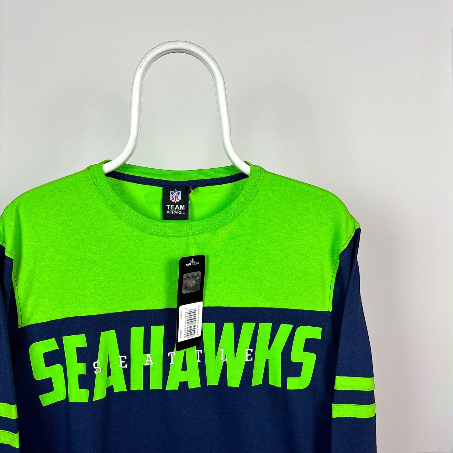 Fanatics Seattle Seahawks Panelled Long Sleeve T-Shirt