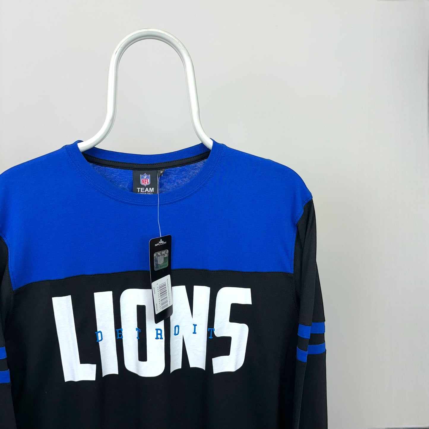 Fanatics Detroit Lions Panelled Long Sleeve T-Shirt