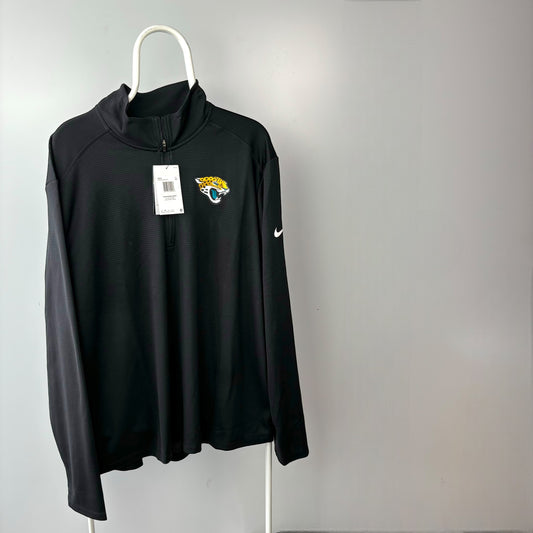 Nike Dri-Fit NFL Jacksonville Jaguars 1/4 Zip Jumper [2XL]