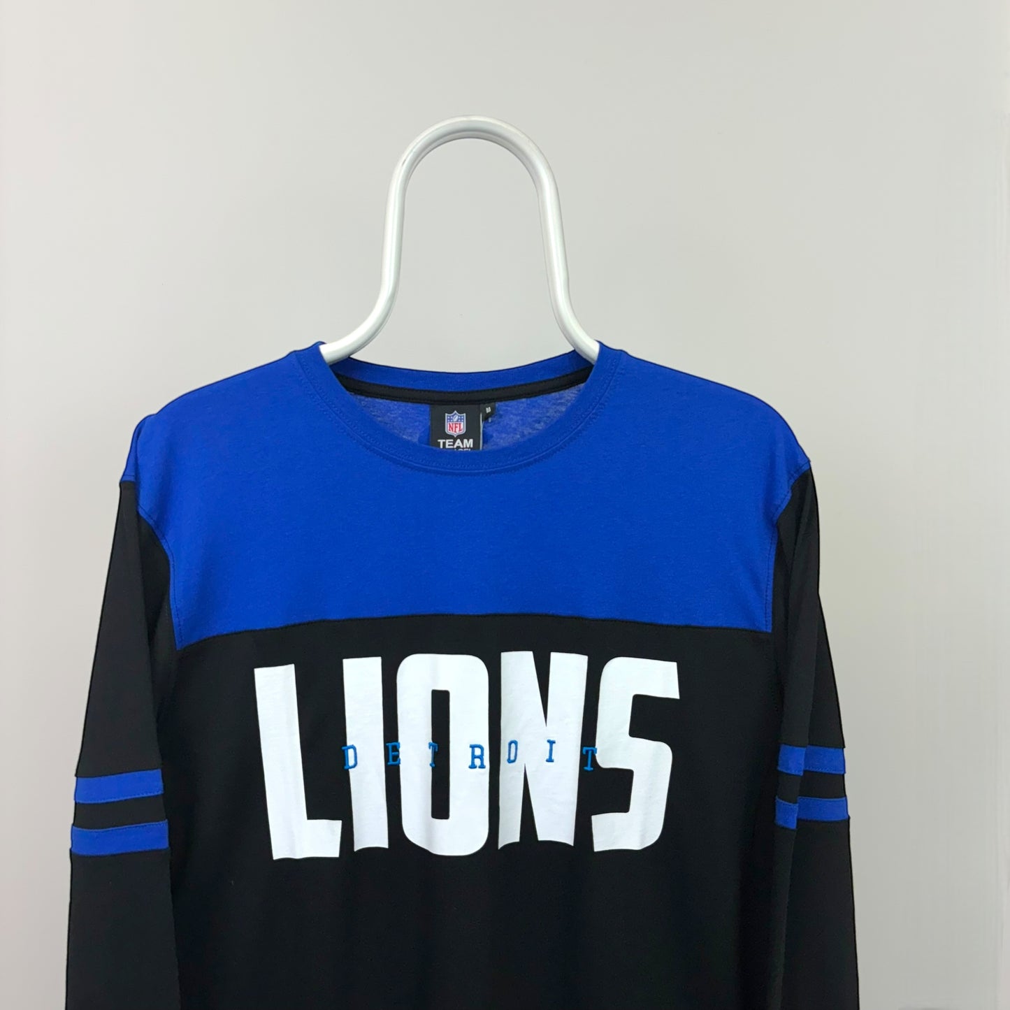 Fanatics Detroit Lions Panelled Long Sleeve T-Shirt