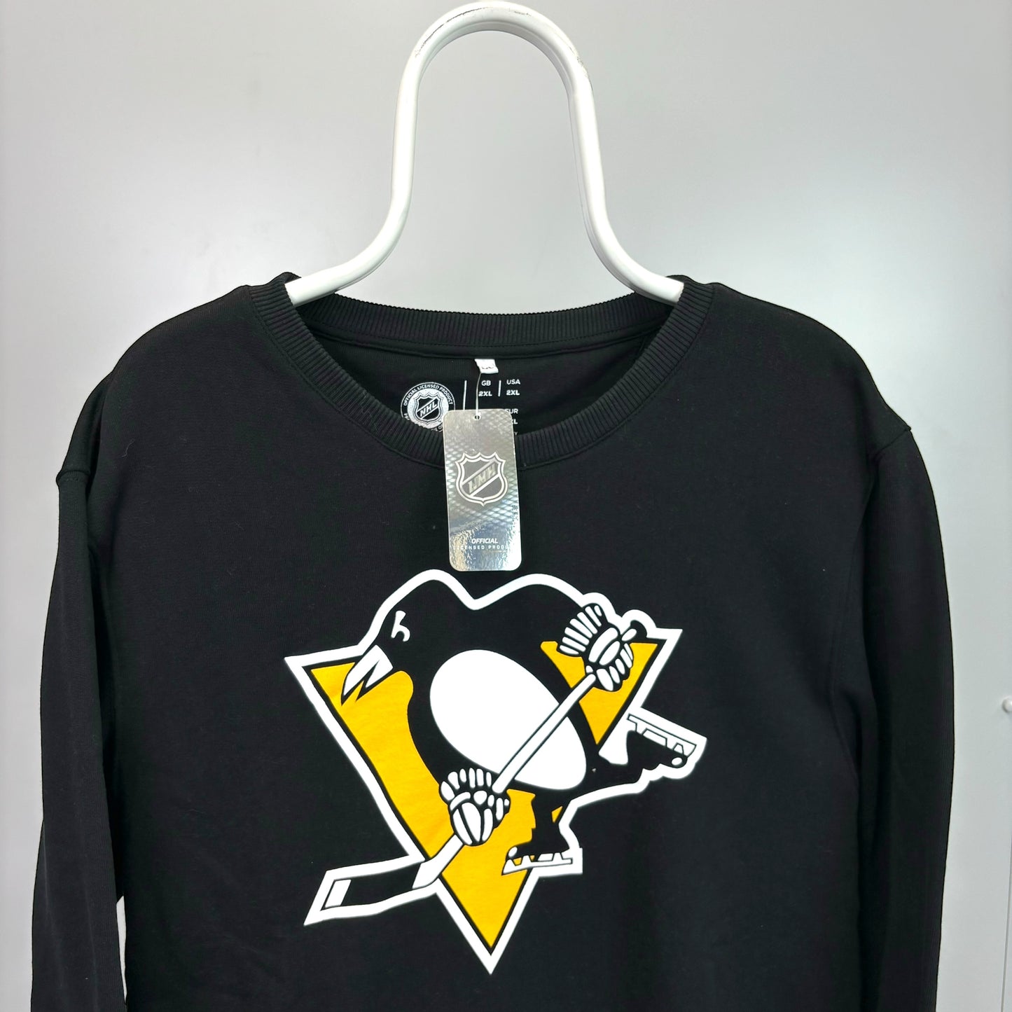 USA Fanatics NHL Pittsburgh Pengiuins Graphic Print Sweatshirt