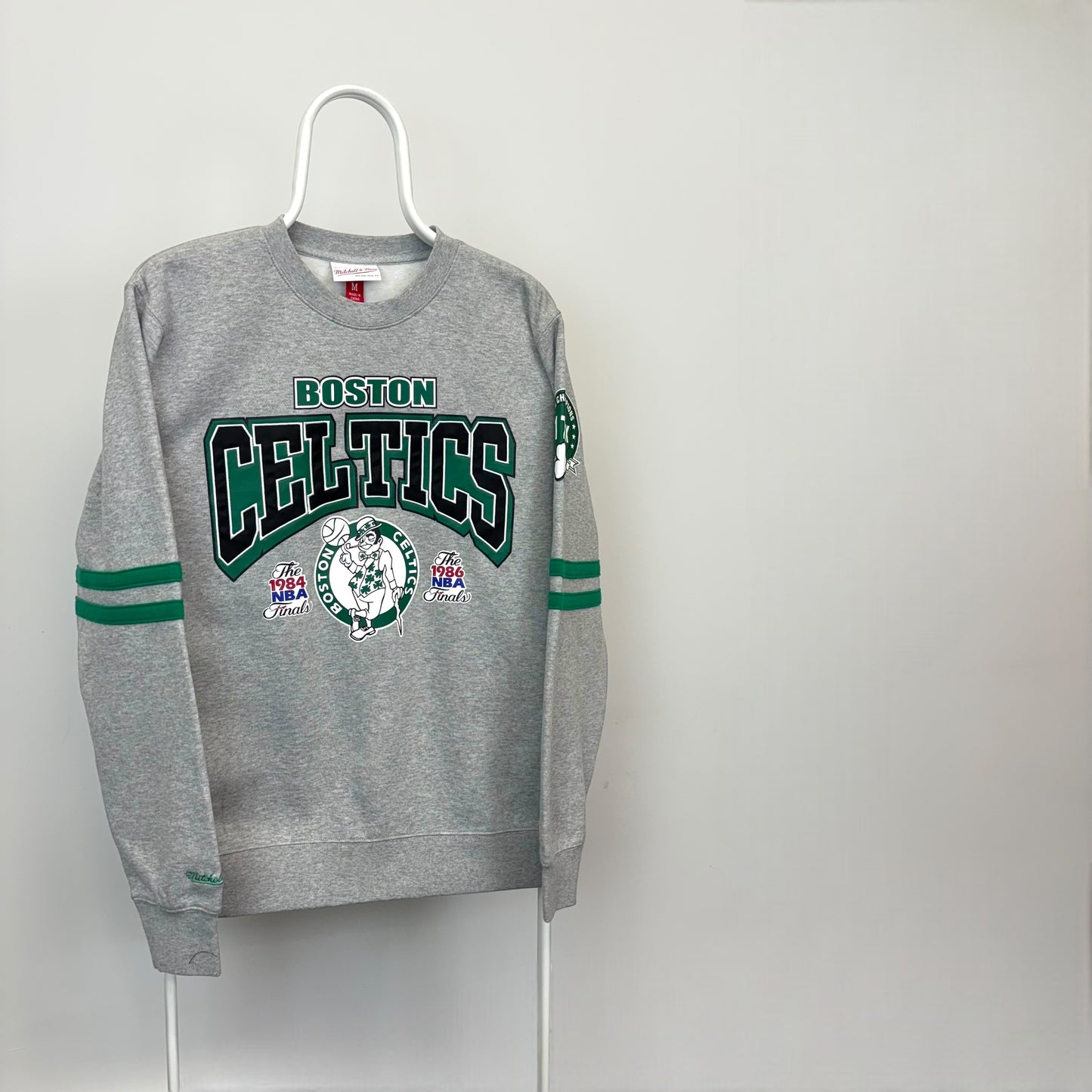 Mitchell & Ness Boston Celtics All Over Print Sweatshirt