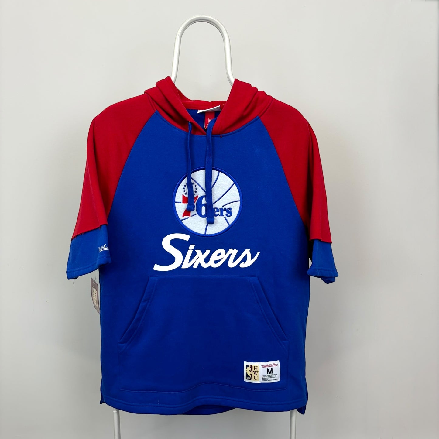 Mitchell & Ness Philadelphia 76ers Short Sleeve Hoodie