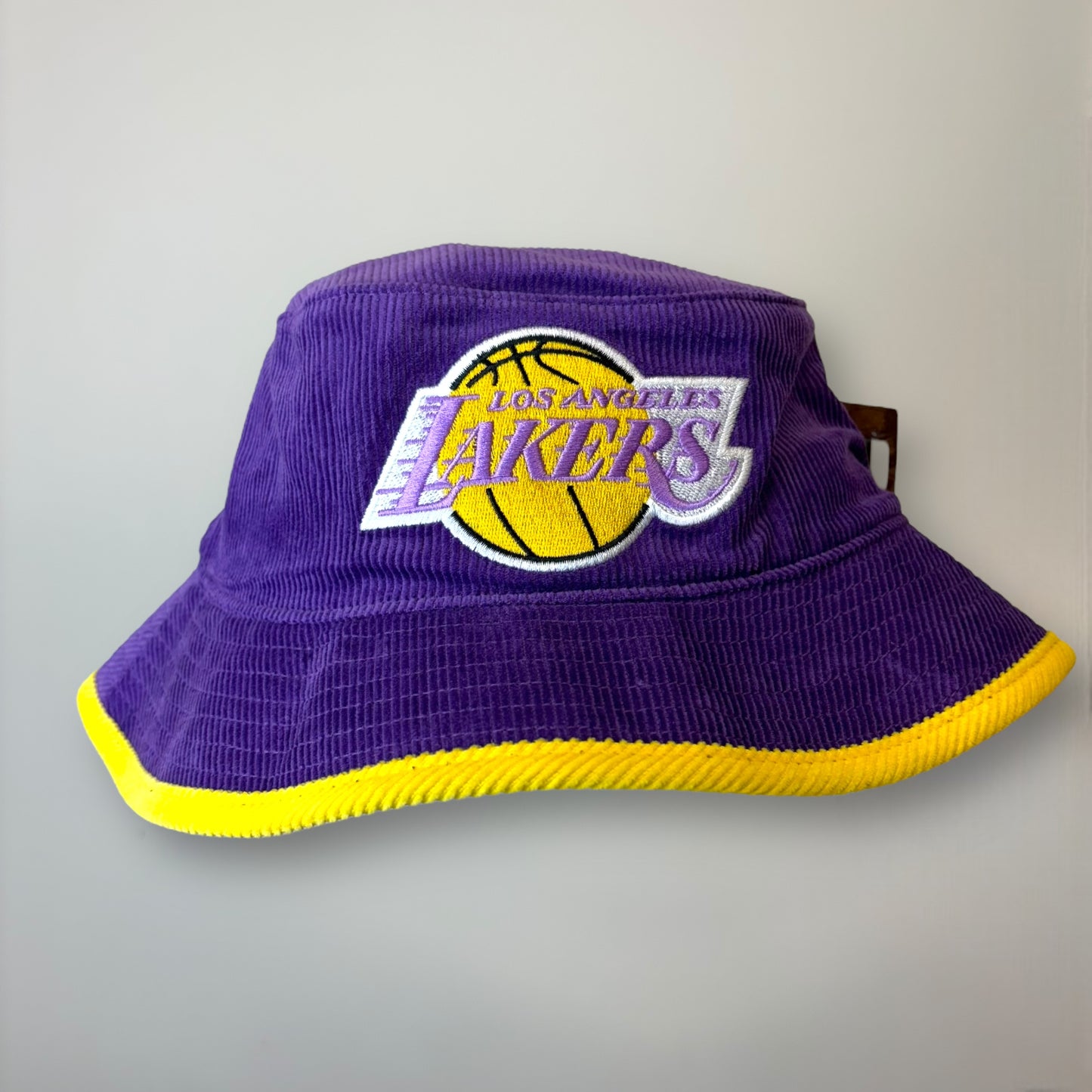 Mitchell & Ness Los Angeles Lakers Cord Bucket Hat