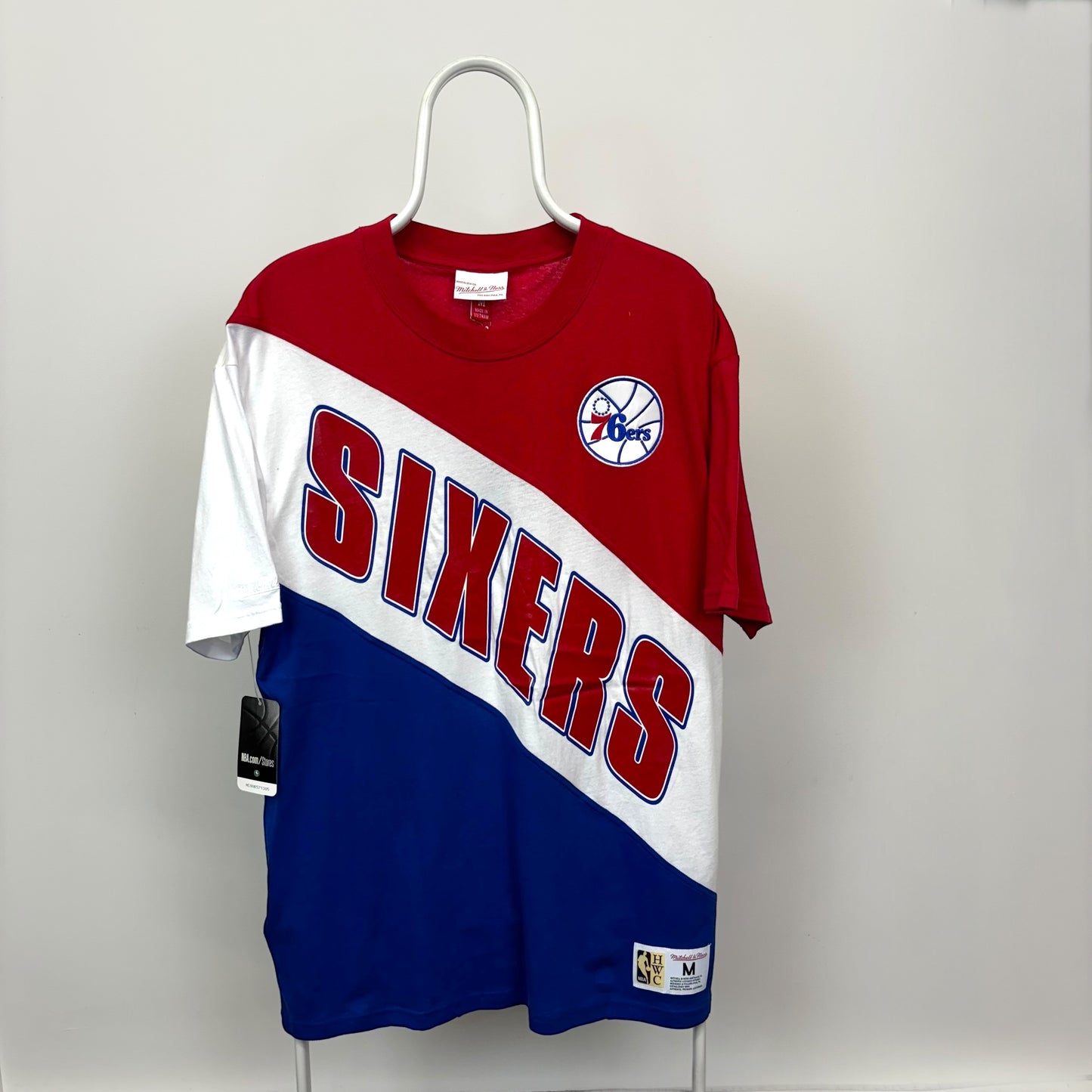 Mitchell & Ness Philadelphia 76ers Play by Play T-Shirt