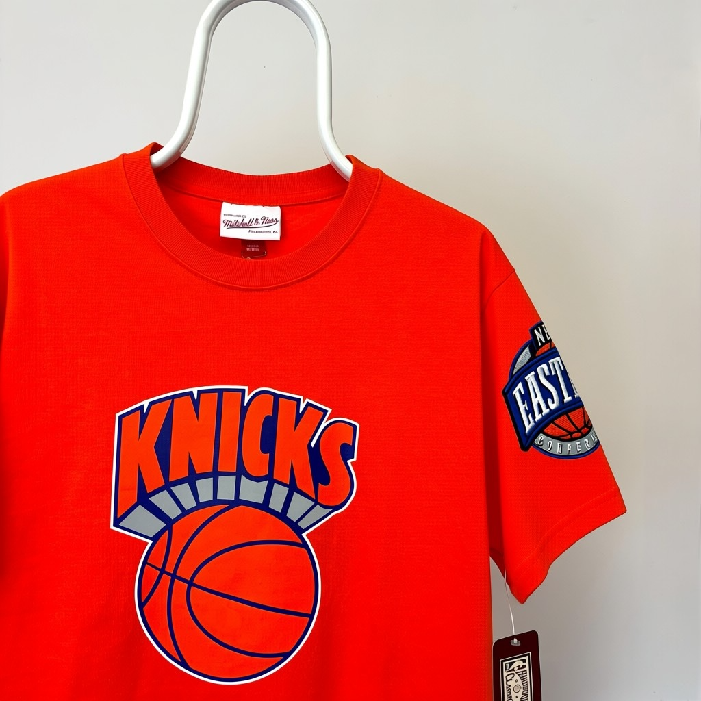 Mitchell & Ness New York Knicks Team Origins T-Shirt - Orange