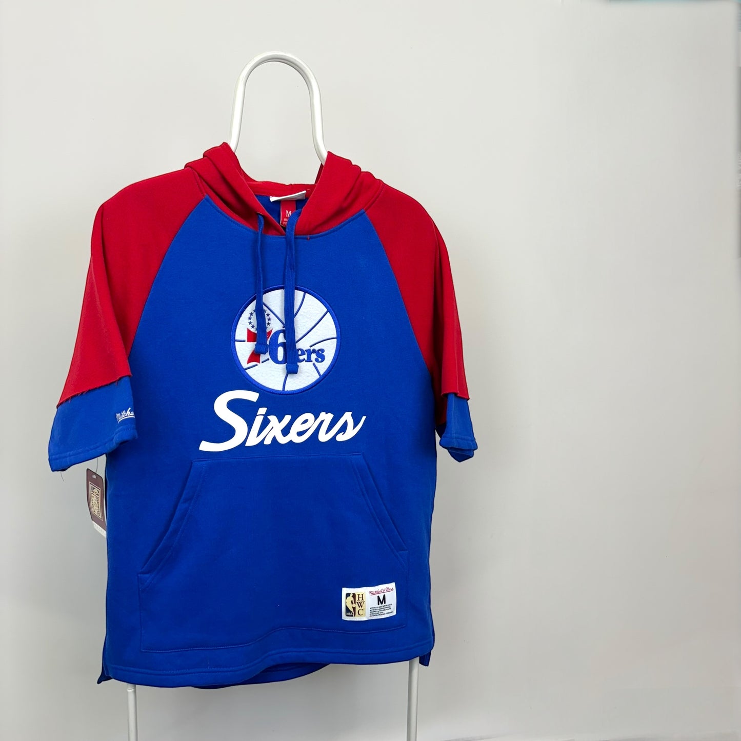 Mitchell & Ness Philadelphia 76ers Short Sleeve Hoodie