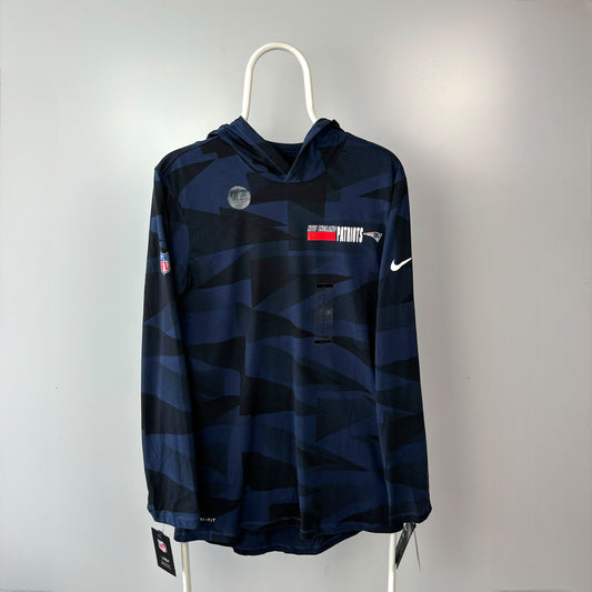 Nike Dri-Fit NFL New England Patriots Lightweight Camo Hoodie [S]