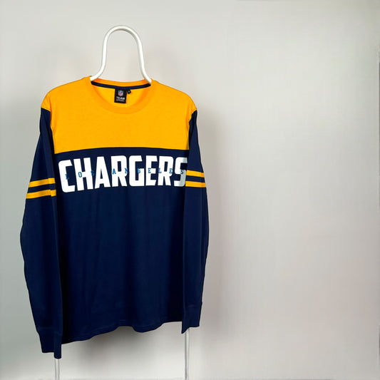 Fanatics Los Angeles Chargers Panelled Long Sleeve T-Shirt