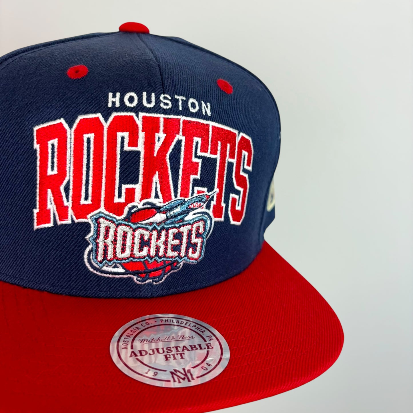 Mitchell & Ness Houston Rockets Team Arch Snapback Hat