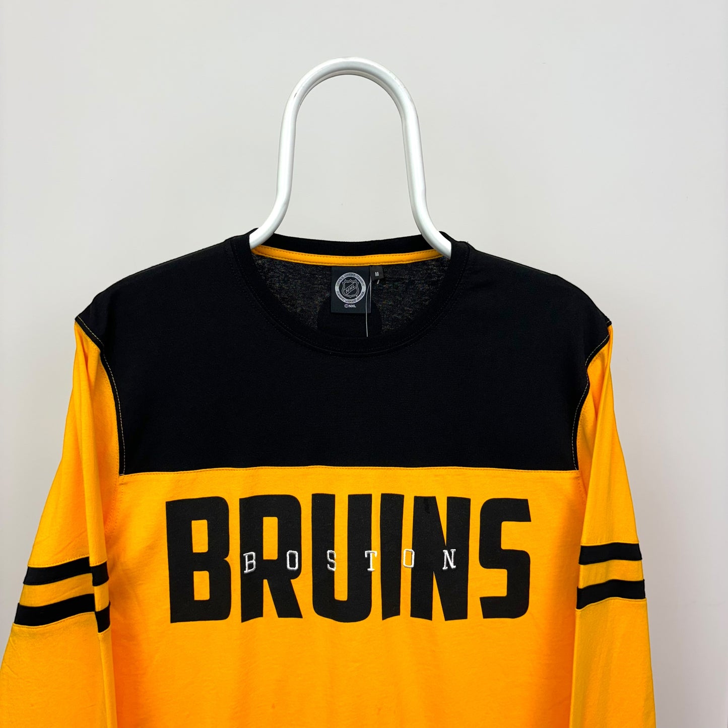 Fanatics Boston Bruins Panelled Long Sleeve T-Shirt