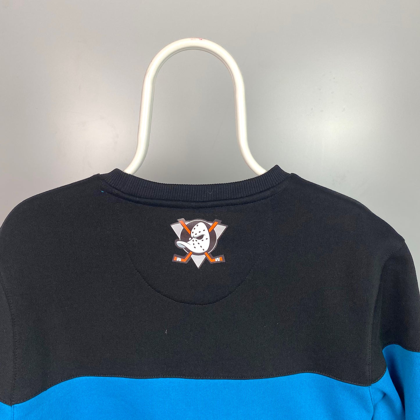 USA Deadstock Anaheim Mighty Ducks Panel Sweatshirt [M]