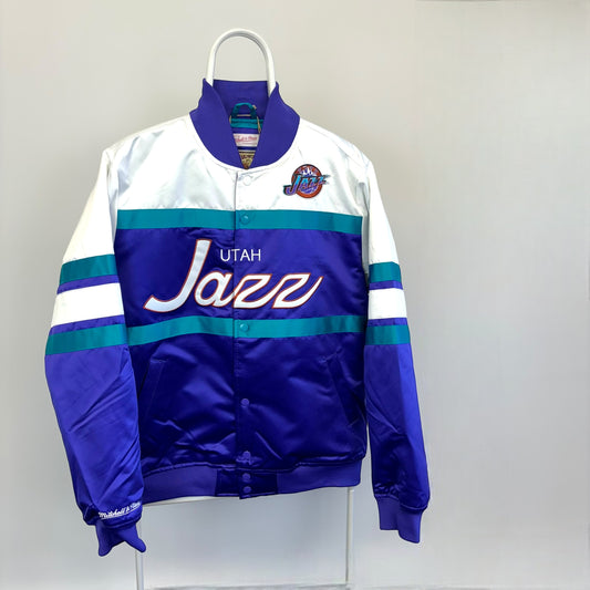 Mitchell & Ness Utah Jazz Special Script Satin Jacket