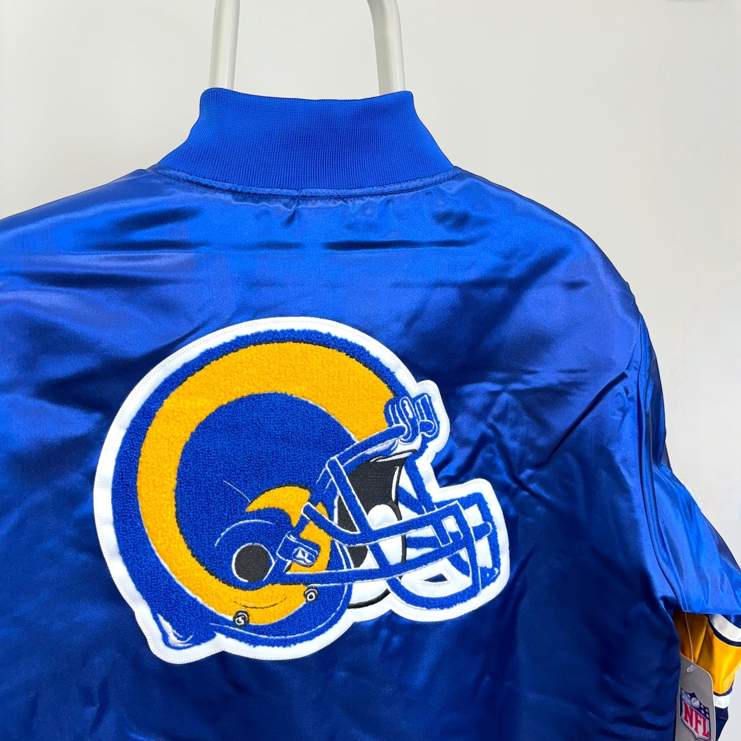 Mitchell & Ness LA Rams Heavyweight Satin Jacket