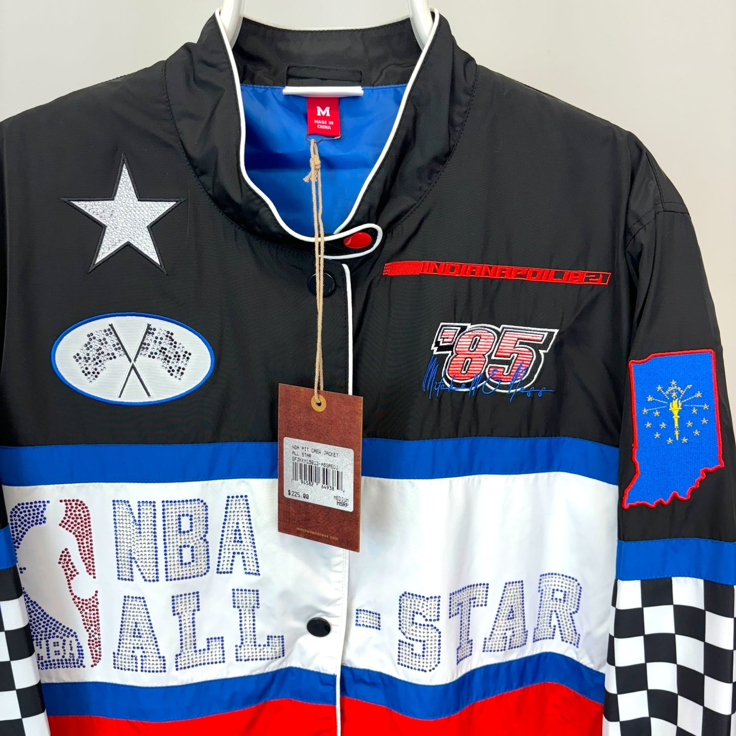 Mitchell & Ness Indianapolis 35th All Star Weekend Rhinestone Jacket