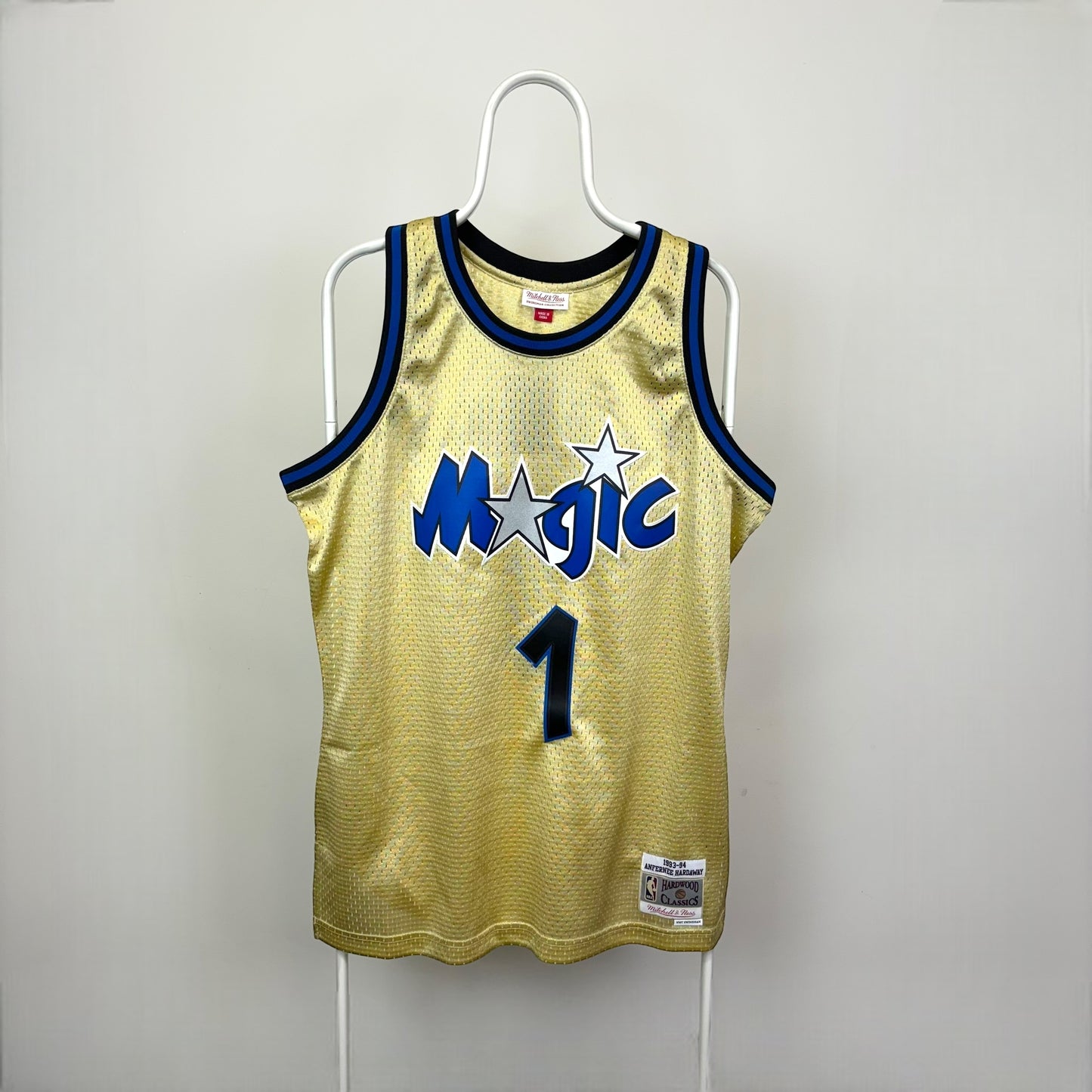 Mitchell & Ness Swingman Orlando Magic "Hardaway" Gold Jersey