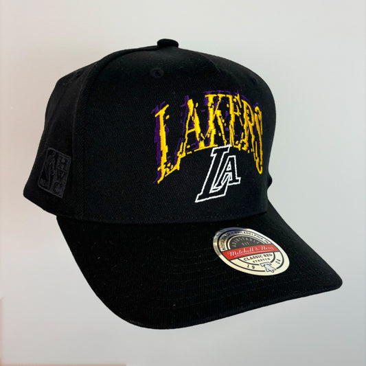 Mitchell & Ness Los Angeles Lakers Suga Glitch Snapback Hat