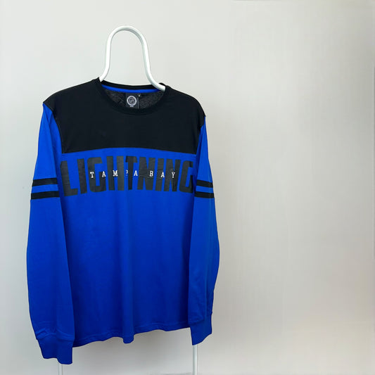 Fanatics Tampa Bay Lightning Panelled Long Sleeve T-Shirt