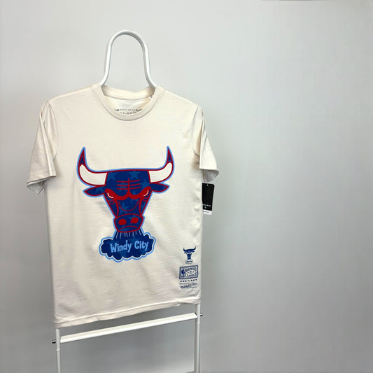 Mitchell & Ness Chicago Bulls Off-White Americana T-Shirt