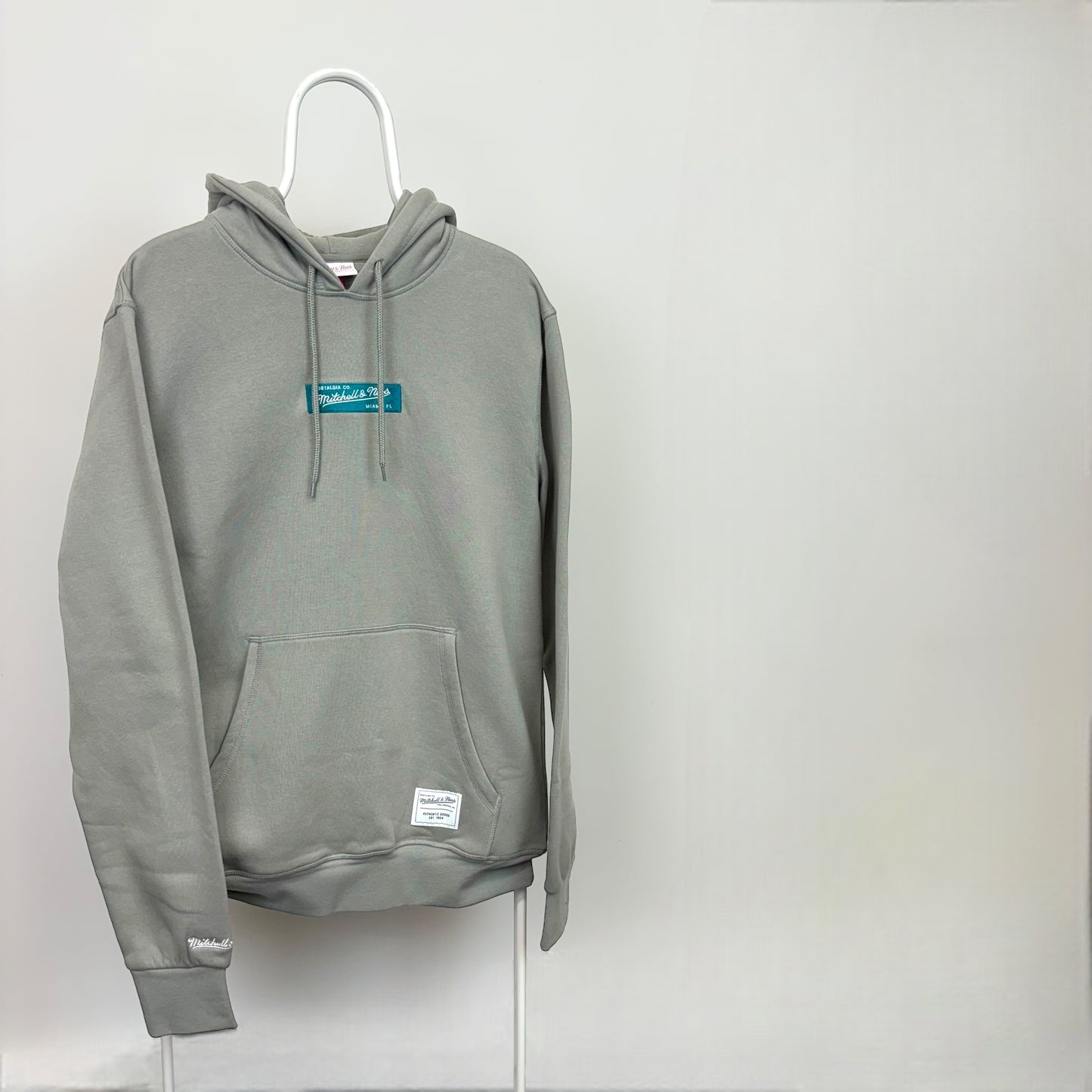 Mitchell & Ness Box Logo Hoodie - "Dolphins"