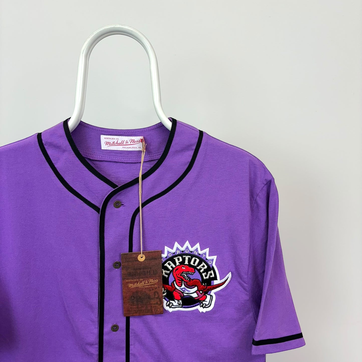 Mitchell & Ness Toronto Raptors Cotton Button-Up Jersey