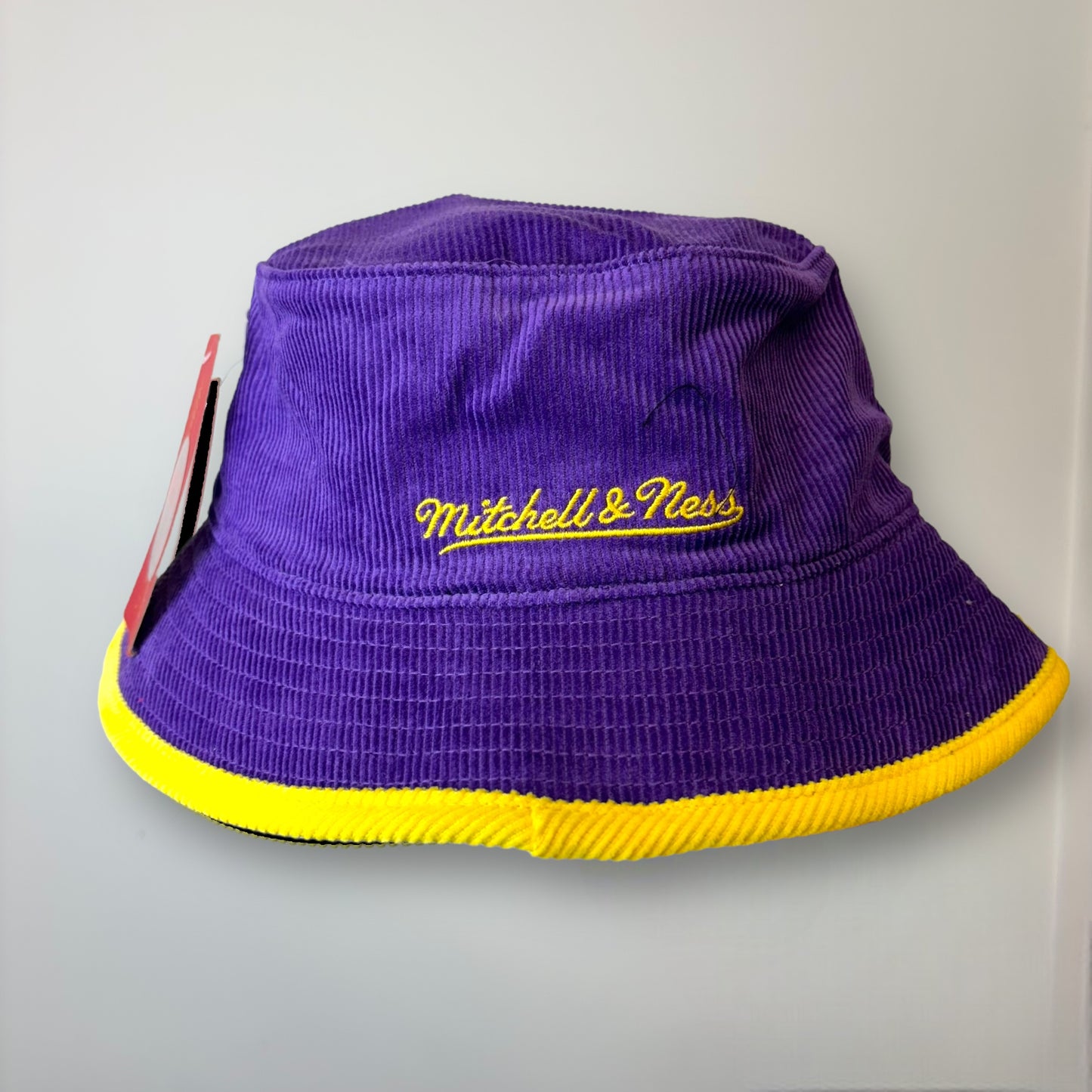 Mitchell & Ness Los Angeles Lakers Cord Bucket Hat