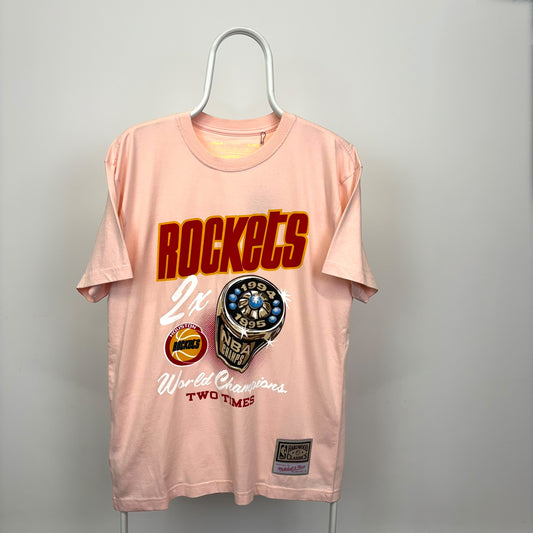 Mitchell & Ness Houston Rockets Pastel Rings Tee