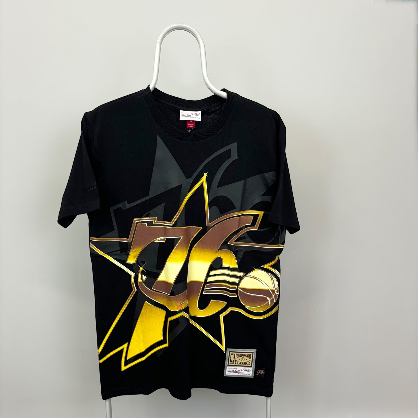 Mitchell & Ness Philadelphia 76ers Gold 4.0 Tee