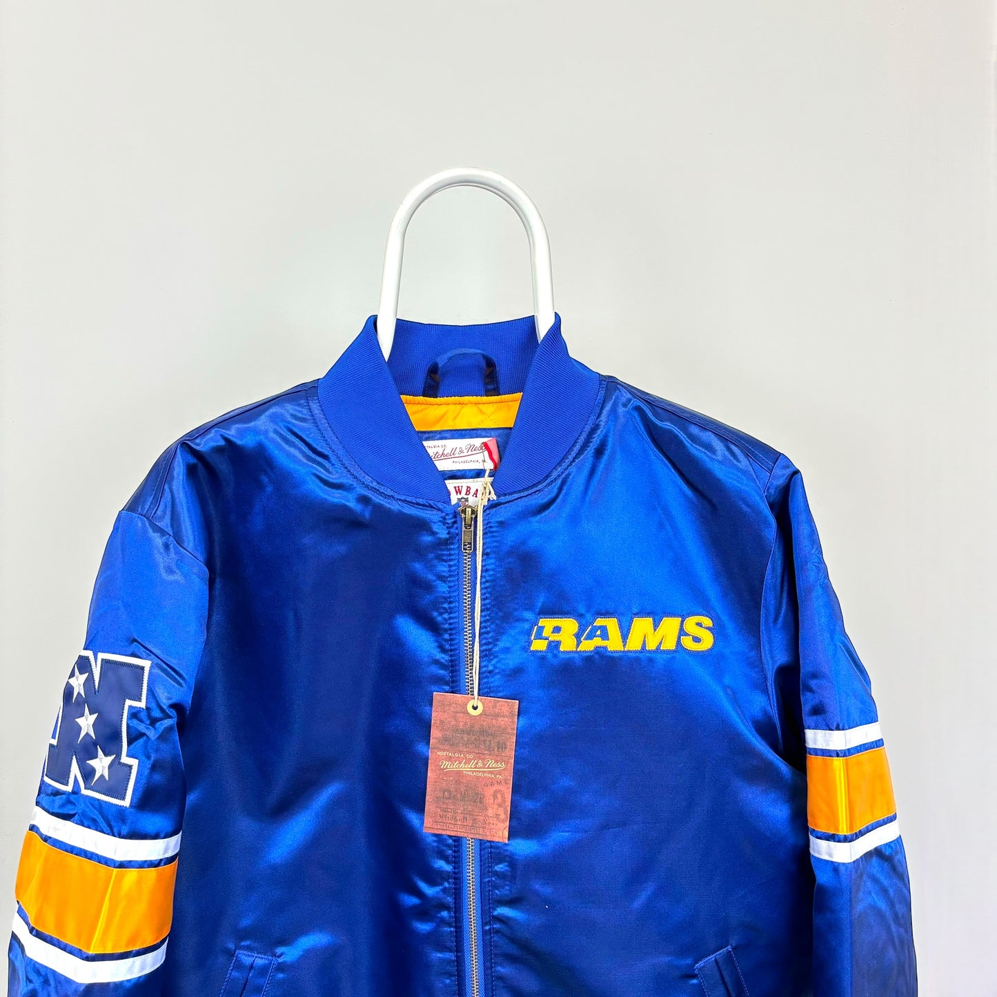 Mitchell & Ness LA Rams Heavyweight Satin Jacket